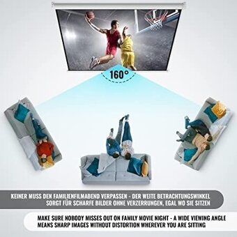 Predám nové elektrické projekčné plátno JAGO 100" 203x152cm - 4