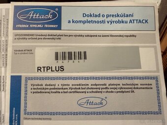 Predám plynový kotol attack - 4