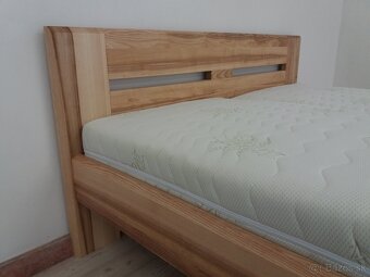 Nová 4 cm jasanová postel, nosnost 600 kg, Odvezu a smontuji - 4