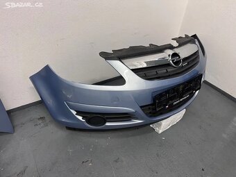 Opel Corsa D přední část kapota světla nárazník - 4