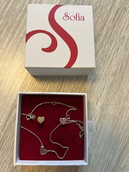 Predam 14k biele zlato retiazka a nausnice zo Sofia - 4