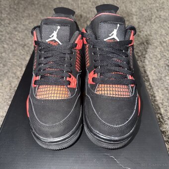 Jordan Retro 4 Dedské Red - 4