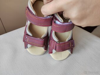 Sandále SLOVOBUV - bordové v.23 - 4