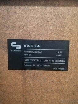 vintage reprosustavy-Schneider - 4