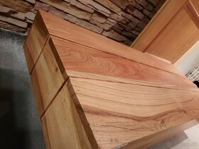 Konferenčný stolík drevený 120 cm akacia - 4
