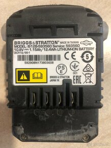 Briggs&Stratton Originálny Akumulátor Batéria - 4