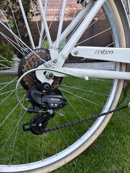 Mestský bicykel MBM boulevard cream - 4