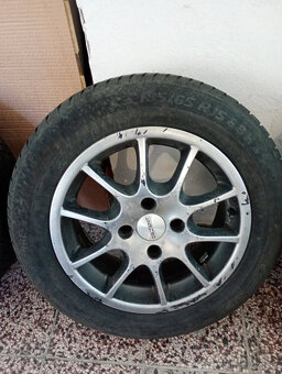 Sada letných pneumatík s alu diskami 185/65 R15 4x108 - 4