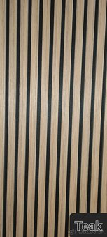 5ks posledné akustické panely TEAK lamely, obklad, platne - 4