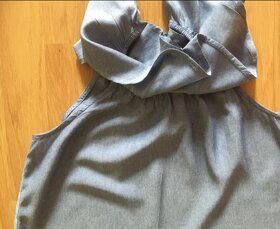 Rifľové lahunké šaty, veľ.9-10rokov,140 zn.H&M - 4