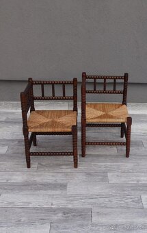 Set rohových francúzskych kresiel. - 4