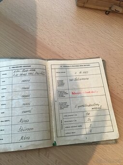VOJENSKá KNIžKA ROK 1955 - 4