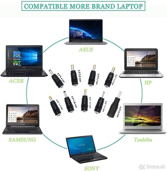 Univerzálny napájací adaptér 19V 65W - vhodný pre notebooky - 4