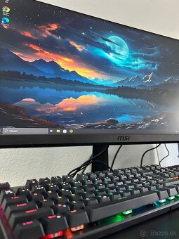 HERNÝ PC ZOSTAVA+MONITOR MSI+KLÁVESNICA+MYŠ - 4