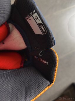 Rukavice BAUER Hyperlite 13" navy modré/žlté - 4