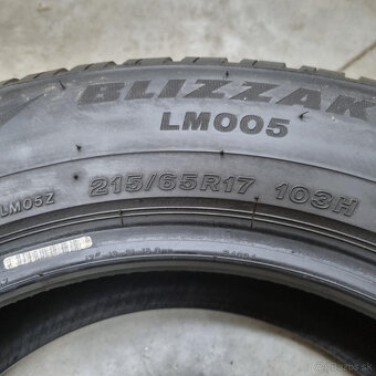 Zimné pneumatiky 215/65 R17 BRIDGESTONE DOT2421 - 4