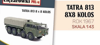 Tatra 813 8X8 Kolos 1:43 posielam 3.7 - 4