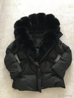 Luxusná zimná bunda s pravou kožušinou - 4