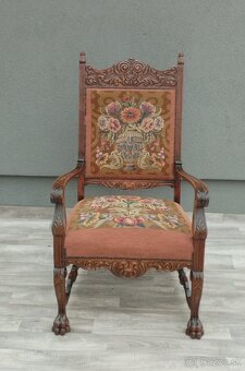 Kreslo renesančné. - 4
