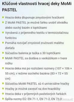 Hracia deka Momi pastel - 4