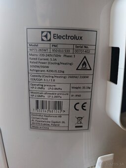 Predám málo používanú klimatizaciu Electrolux - 4
