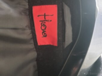 čierny zimný kabát velkosť 44-46 - 4