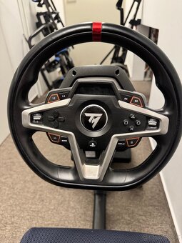 Herná závodná sedačka + volant - 4