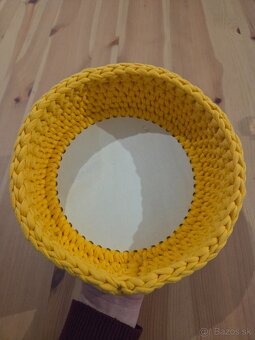 Háčkovaný košík HANDMADE - 4