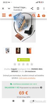 Snímač na kontrabas Cejpek - 4