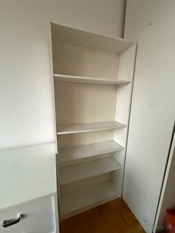 Súprava bielych skríň - 4