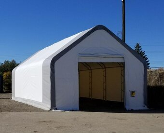 Plachtová hala 6,1 x 12,2m / plachty 900g - 4