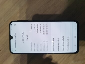 Galaxy A40 dual SIM 4/64GB - 4