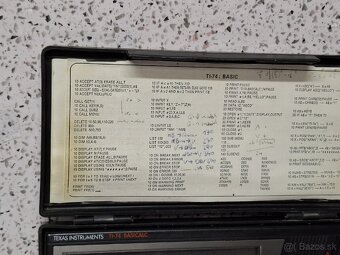 TEXAS INSTRUMENT TI-74 BASICALC / SLABŠÍ DISPLAY - 4
