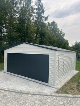 Segmentová plechová garáž 6 × 5,8 m – profesionálne riešenie - 4