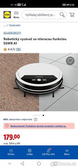 🆕Nový 🆕 Robotický vysávač so stieracou funkciou SSWR A1 ⚠️ - 4