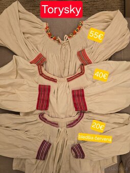Stary kroj zastera a oplecka Torysky - 4