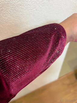 Spoločenské šaty cyklamenové veľkosť 46 - 4