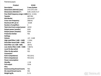 Štúdiové reproduktory Eve Audio SC205 - 4
