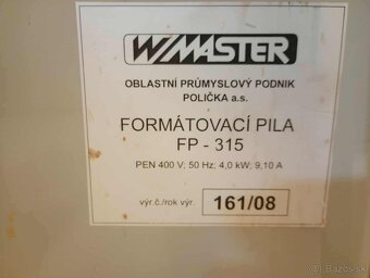Formatovacia pila s predrezom Master 3200 (Rojek) - 4