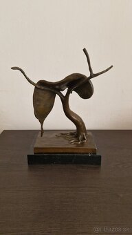 Salvador Dali - Tekoucí hodiny 1 - bronz - 4