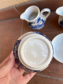 Modrý anglický porcelán - 4