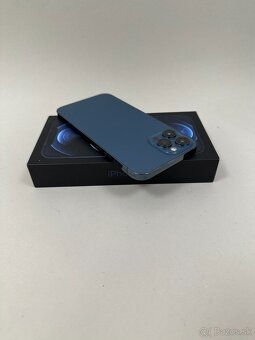 Apple iPhone 12 PRO Max 256GB Blue-Batéria 100% - 4