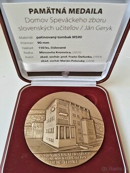 Medaila Domov SZSU (Štefunko) / Ján Geryk (Polonský) - 4