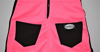 Dlhy damsky neon ruzovy overal vzadu na zips NOVY - 4