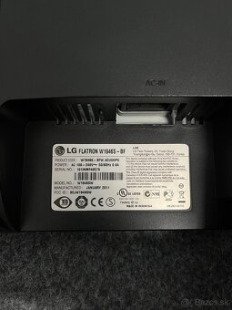 Predám LG Flatron W1946S – 19" monitor, HD - 4