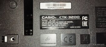 Klávesy / klavír Casio Ctk 3200 - 4