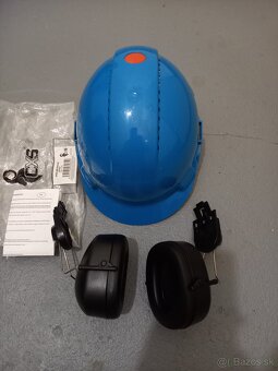 Ochranná pracovná prilba 3M+sluchadlá - 4