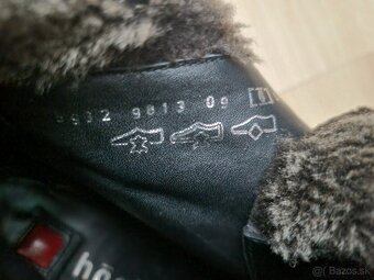 HOGL prémiové dámske čižmičky, pravá koža aj kožušina, v. 39 - 4