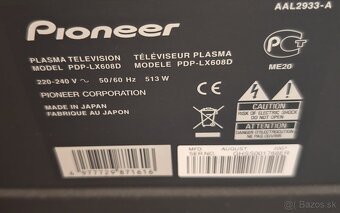 60-palcový televizor PIONEER PDP-LX608D - 4