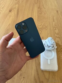 iPhone 15 Pro Max 256 gb Blue Titanium v záruke - 4